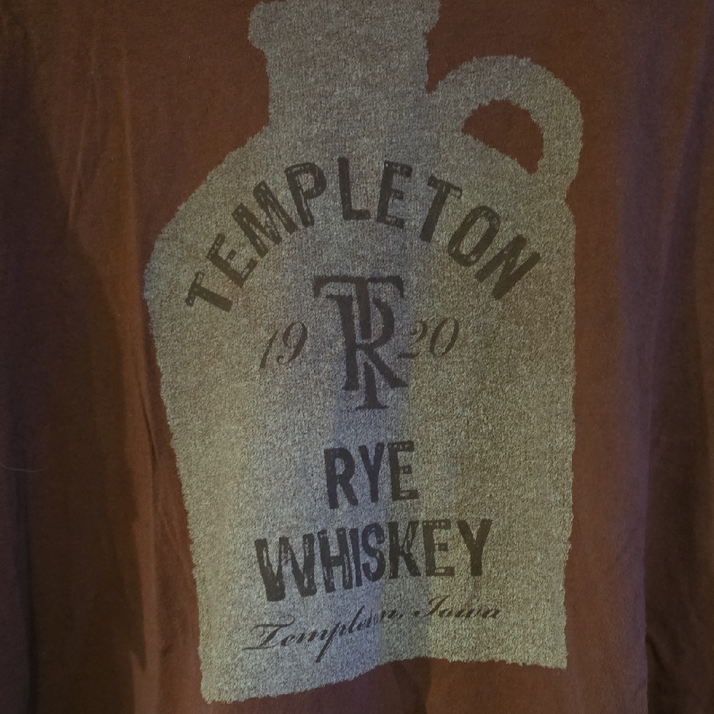 Rye Whiskey Graphic Short Sleeve Tee - Brown